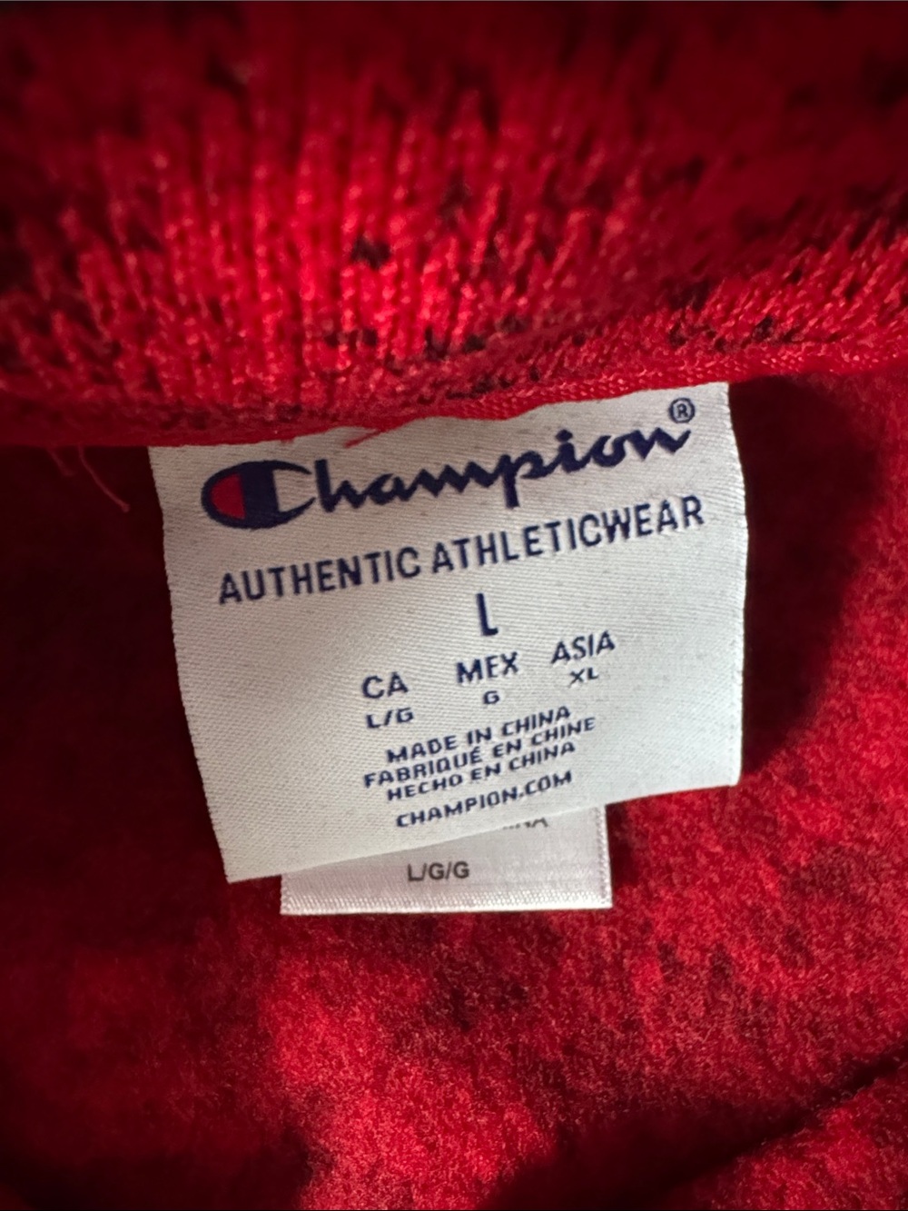 Ohio State University champion pullover fleece jacket shirt 1/4 zip men’s large - Picture 4 of 8